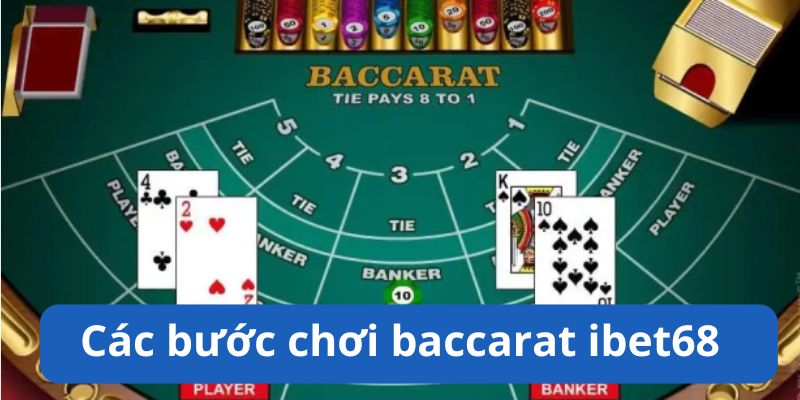 Hướng dẫn các bước chơi Baccarat ibet68 đơn giản