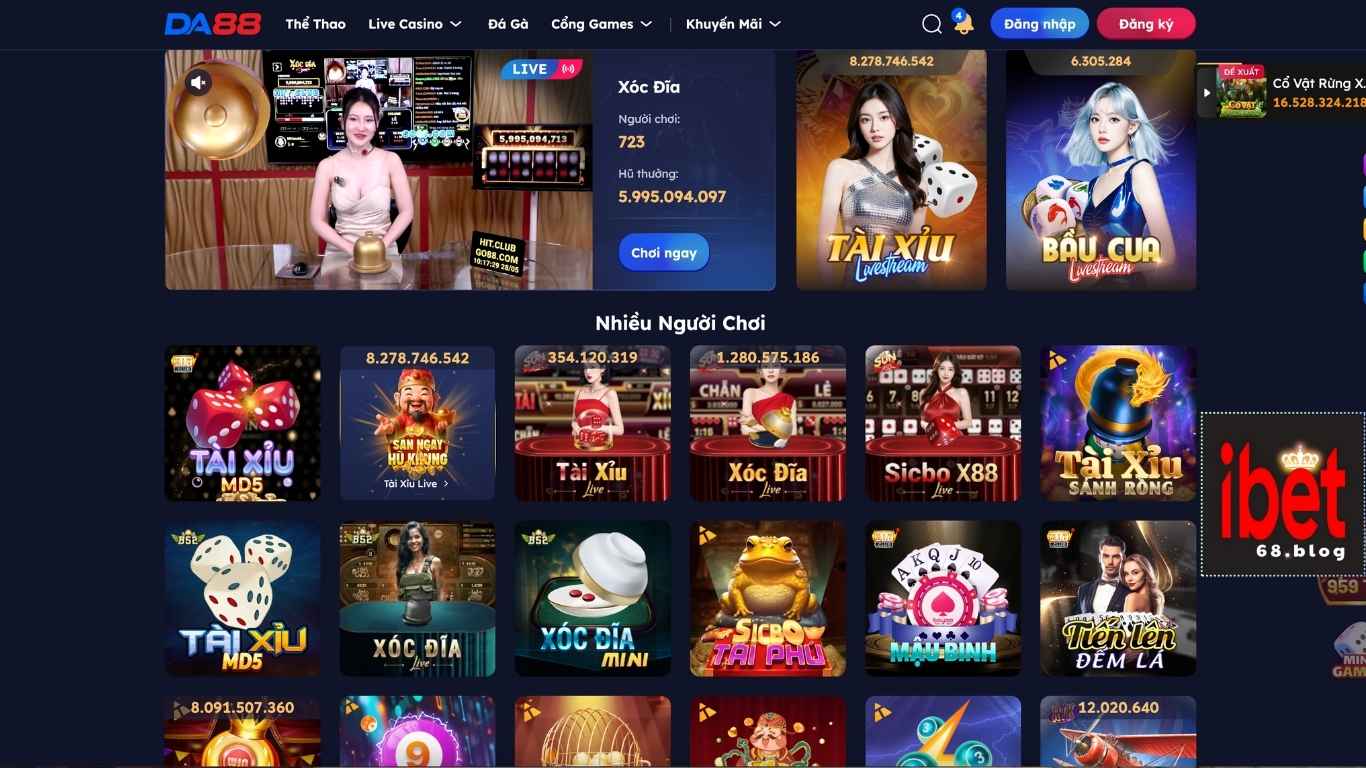 Ibet68 đánh giá những điểm mạnh của DA88 Ibet68 đánh giá những điểm mạnh của DA88